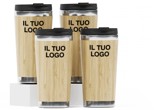 EcoSip - Branded Bamboo Travel Mug