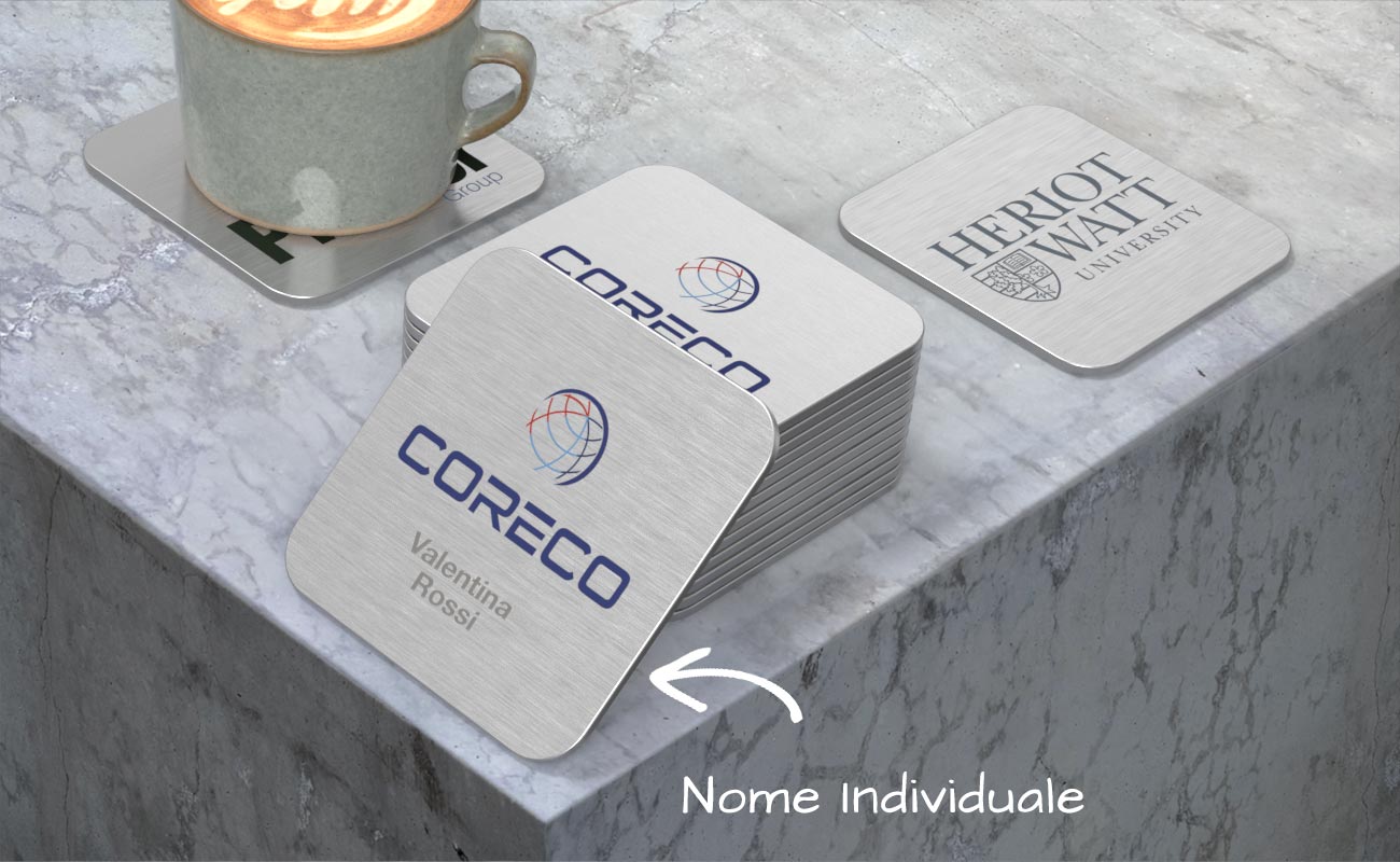 Node - Sottobicchieri promozionali con logo